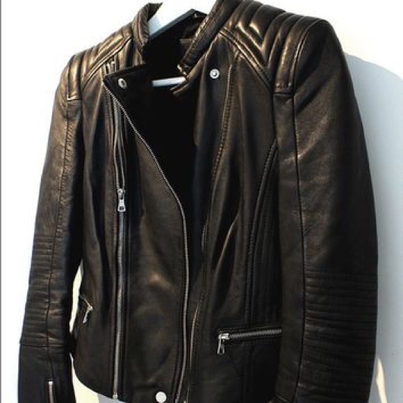 trafaluc zara leather jacket